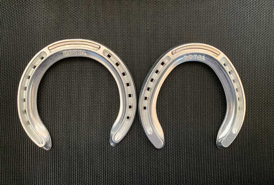 Warm gesmede aluminium Horseshoe kry wêreldwye vraag